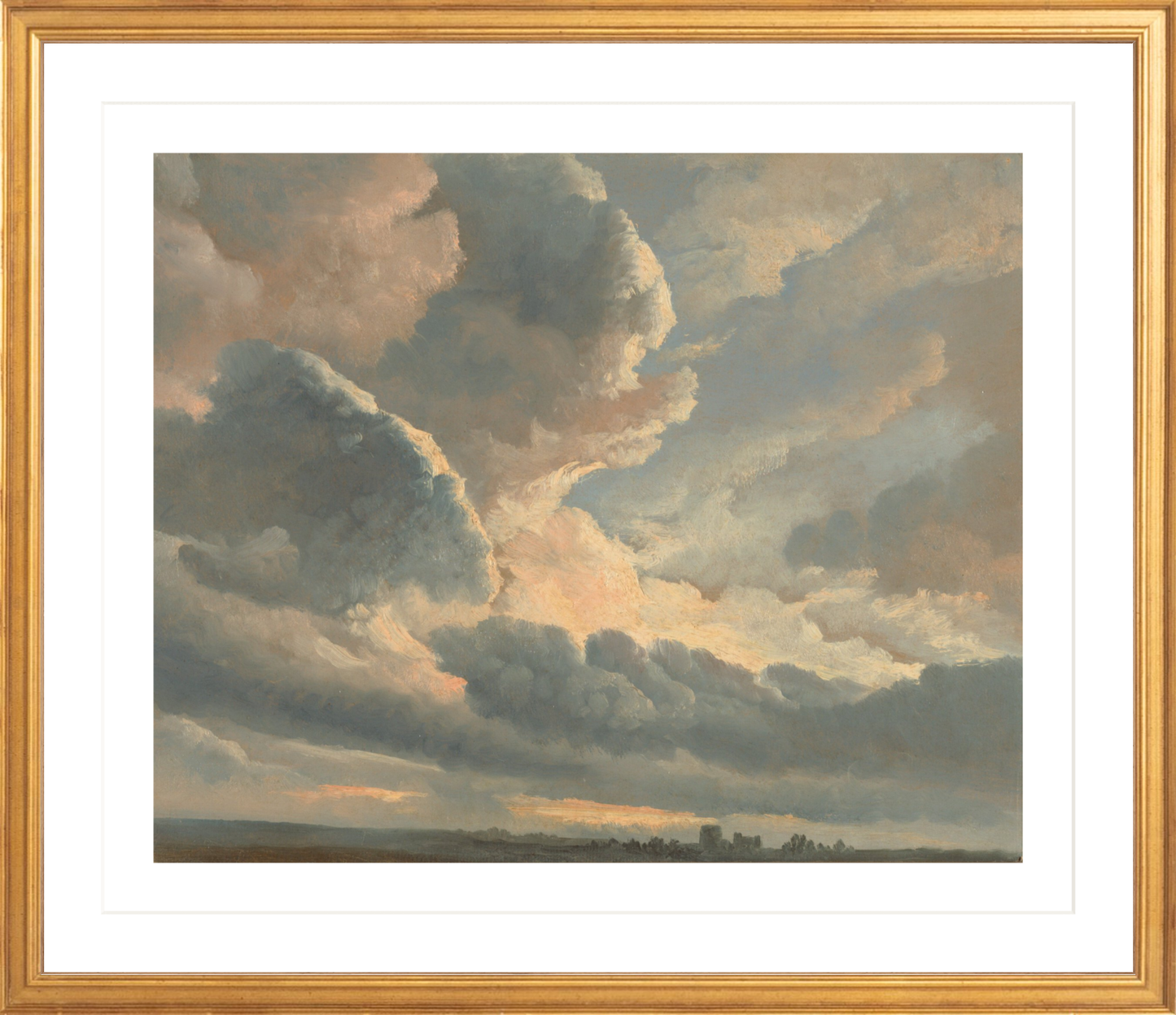 A Cloud Study — Elegant Sky Landscape Wall Art | Timeless European-Inspired Wall Decor