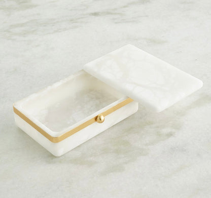 Gold Band Alabaster Boxes