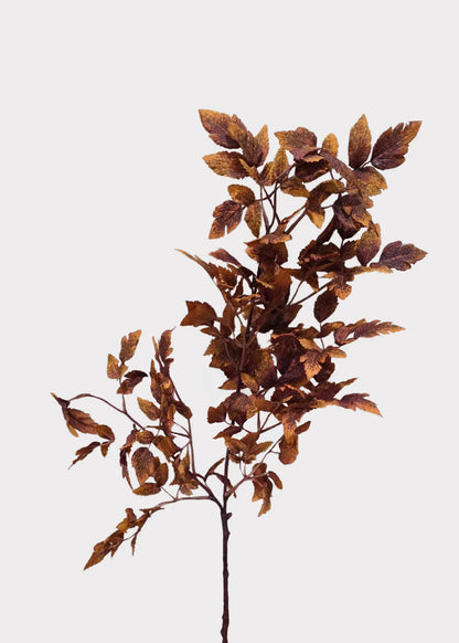 Artificial Cimicifuga Ramosa Fall Branch – Rust Brown, 30”-Set of 3
