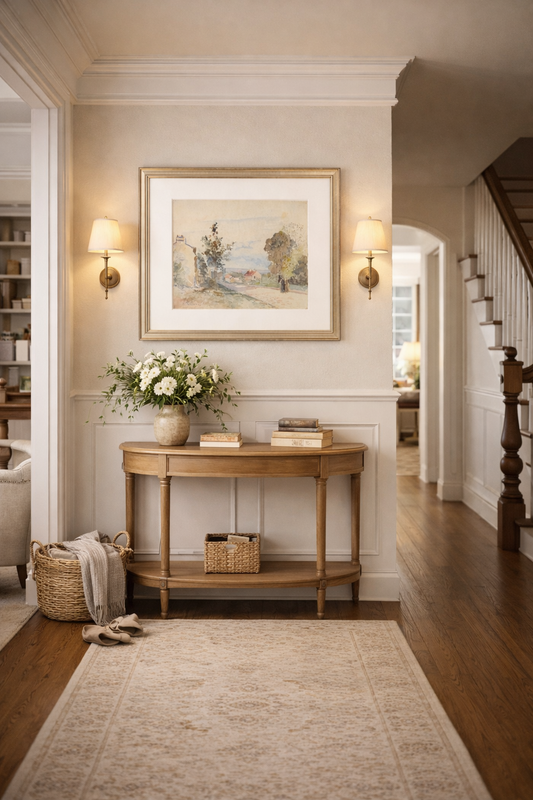 The Road to Versailles – French Country Wall Art | Parisian Landscape Framed Print