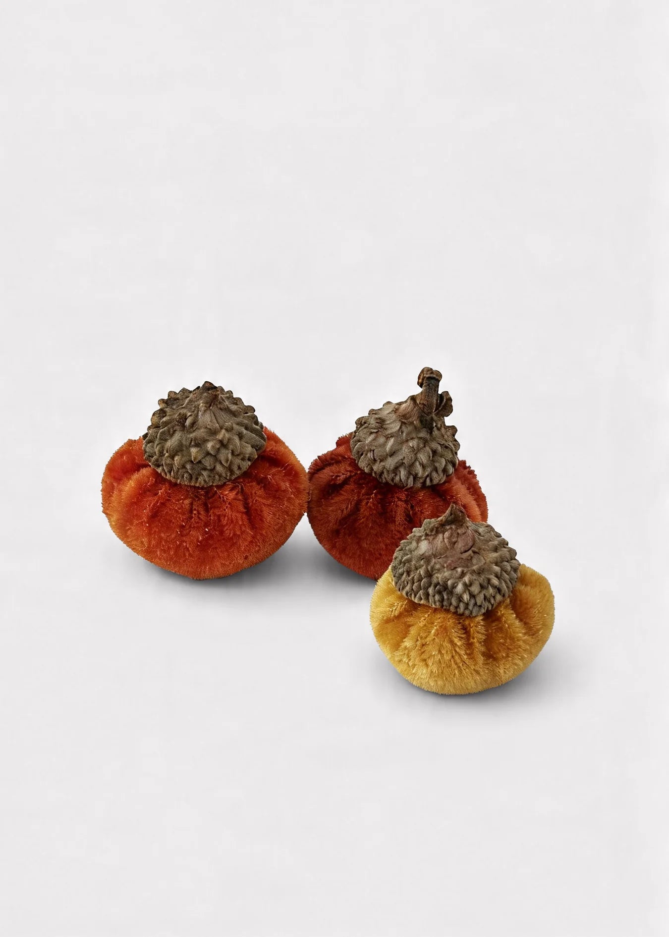 Autumn Velvet Decorative Acorns – Set of 24