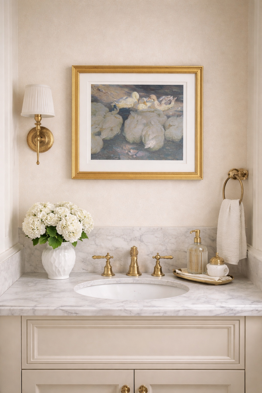 A Study of Ducks — Elegant Vintage Wildlife Art Print