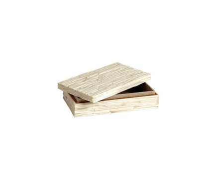 Chiseled Bone Storage Boxes