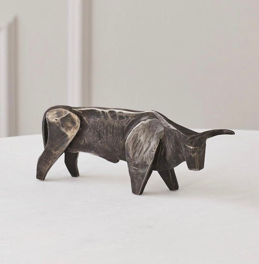 Bull in Natural Iron