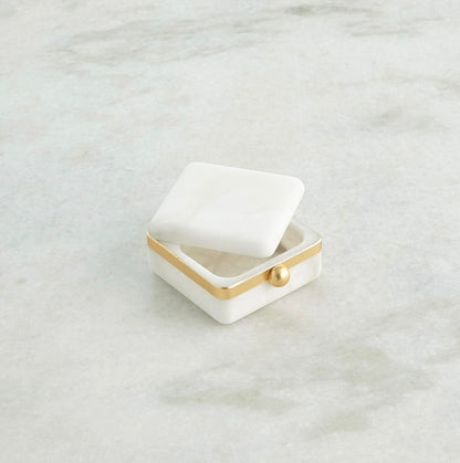 Gold Band Alabaster Boxes