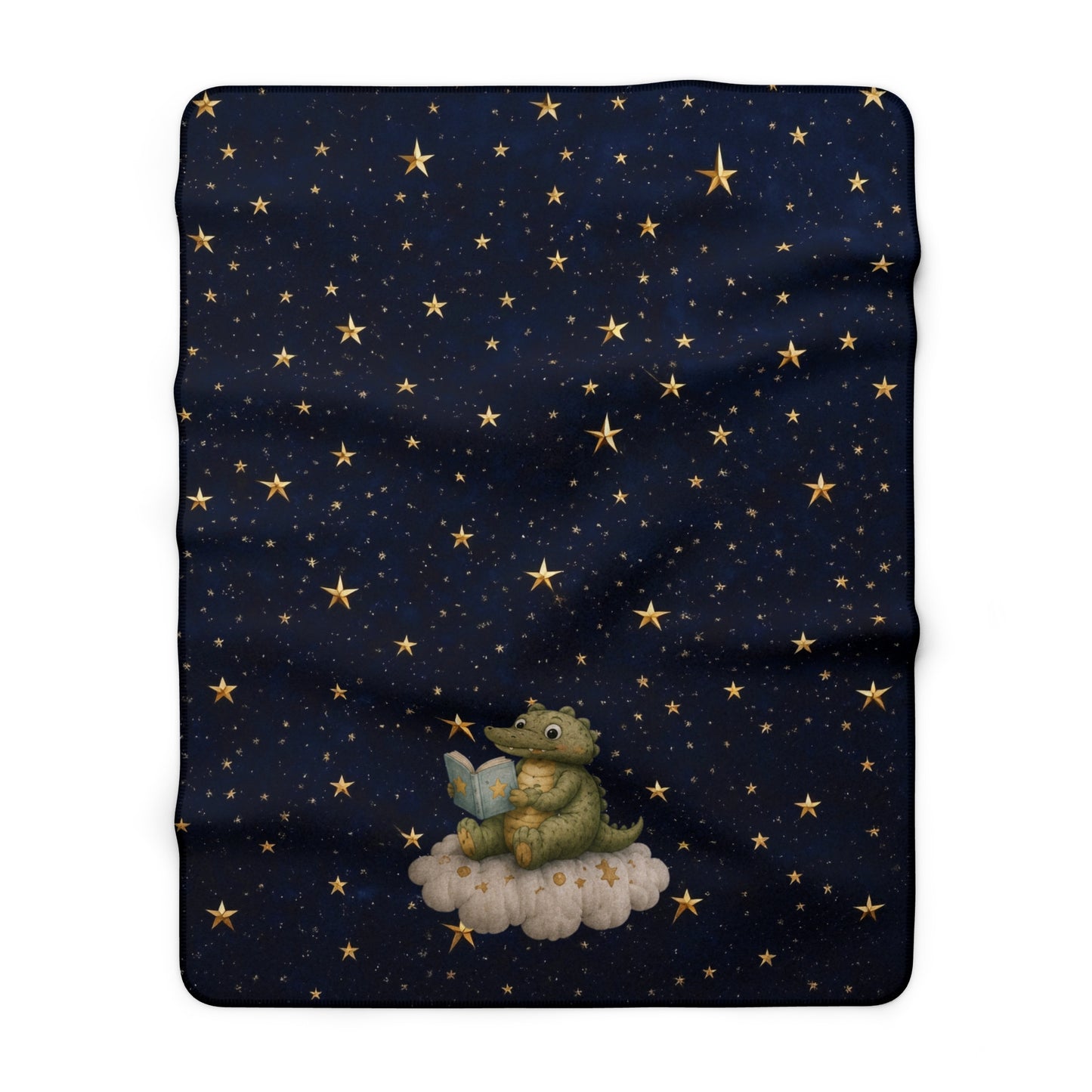 Can You Cuddle an Alligator? Sherpa Fleece Blanket