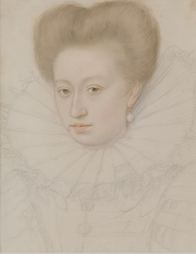 A Noble Woman — Fine Art Print & Stainless Silver Frame| European-Inspired Luxury Wall Decor