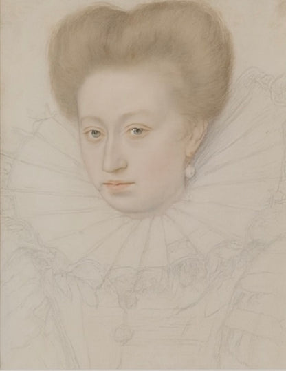 A Noble Woman — Fine Art Print & Stainless Silver Frame| European-Inspired Luxury Wall Decor