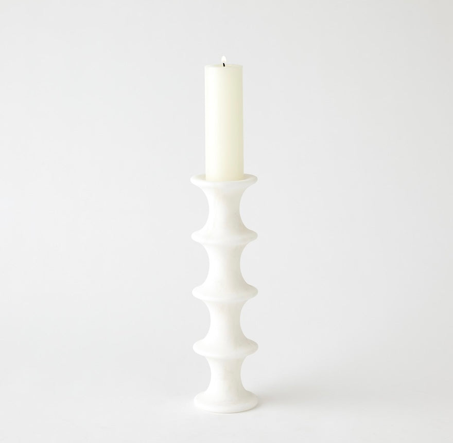 Ridge Alabaster Candlesticks