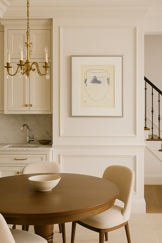 Crock II—Framed Art Print – Vintage Still Life