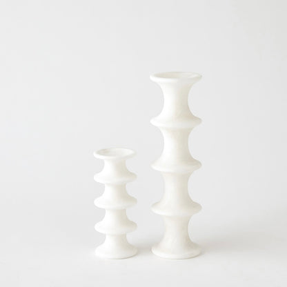 Ridge Alabaster Candlesticks