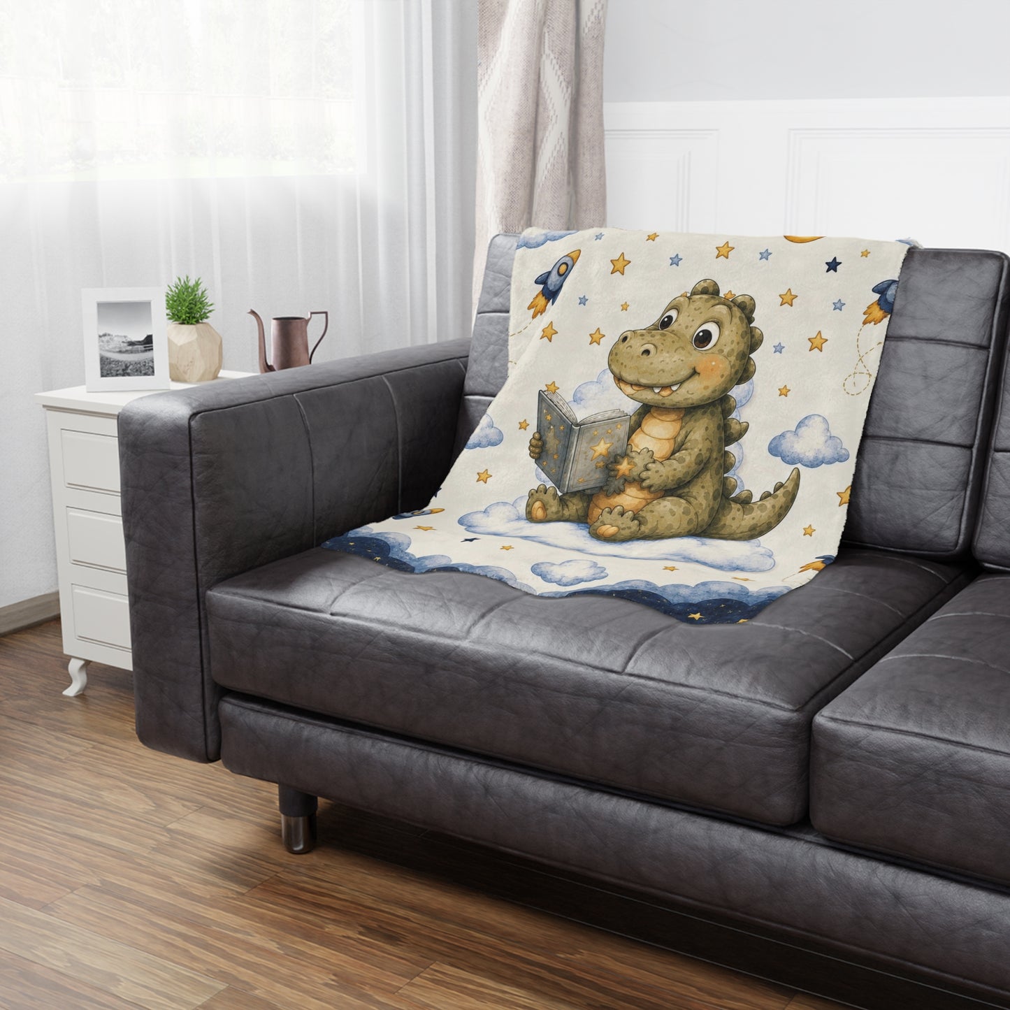 Can You Cuddle an Alligator? Plush Blanket