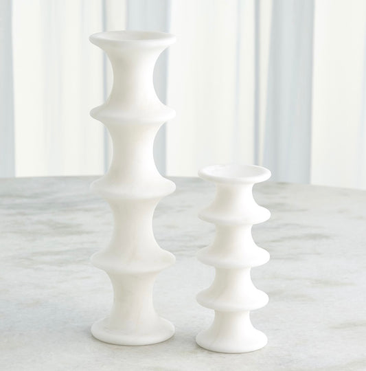 Ridge Alabaster Candlesticks