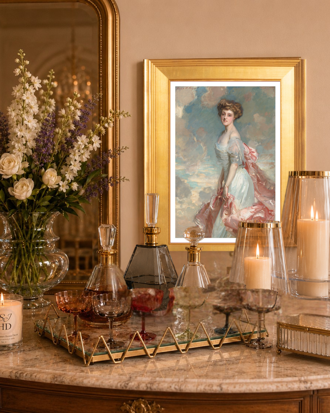 Miss Mathilde Framed Fine Art Print | Vintage French Wall Art