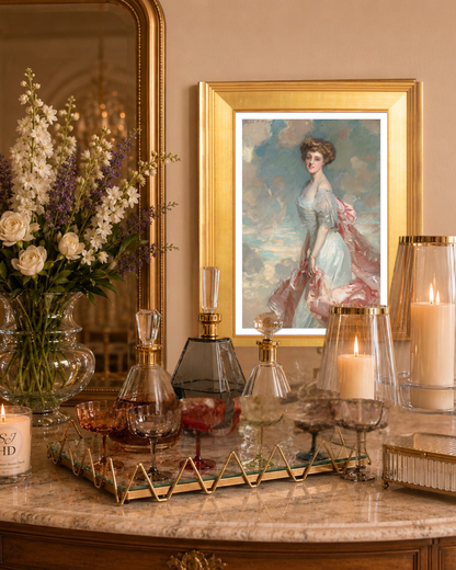 Miss Mathilde Framed Fine Art Print | Vintage French Wall Art
