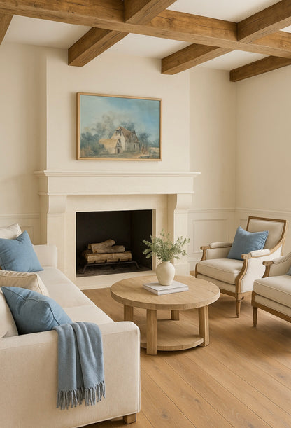 French Country Landscape — Handcrafted Canvas Wall Art