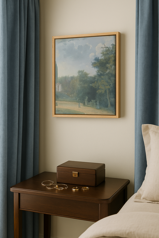 French Park View — Fine Art Print & Canvas Wall Decor | Paris Botanical Garden View