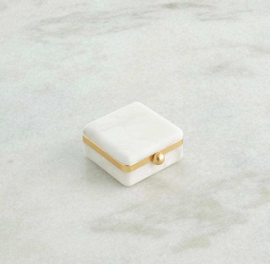 Gold Band Alabaster Boxes