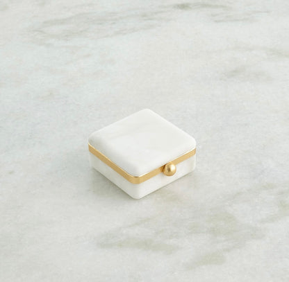 Gold Band Alabaster Boxes