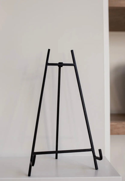 Art Easel | Powder-Coated Iron Tabletop Display Stand for Framed Artwork & Prints Set of 2