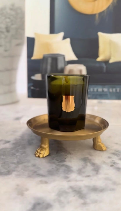 Antique Clawfoot Pedestal Dish — Elegant Catchall for Jewelry, Candles & Trinkets