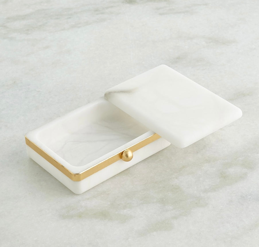 Gold Band Alabaster Boxes