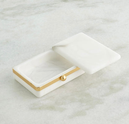 Gold Band Alabaster Boxes