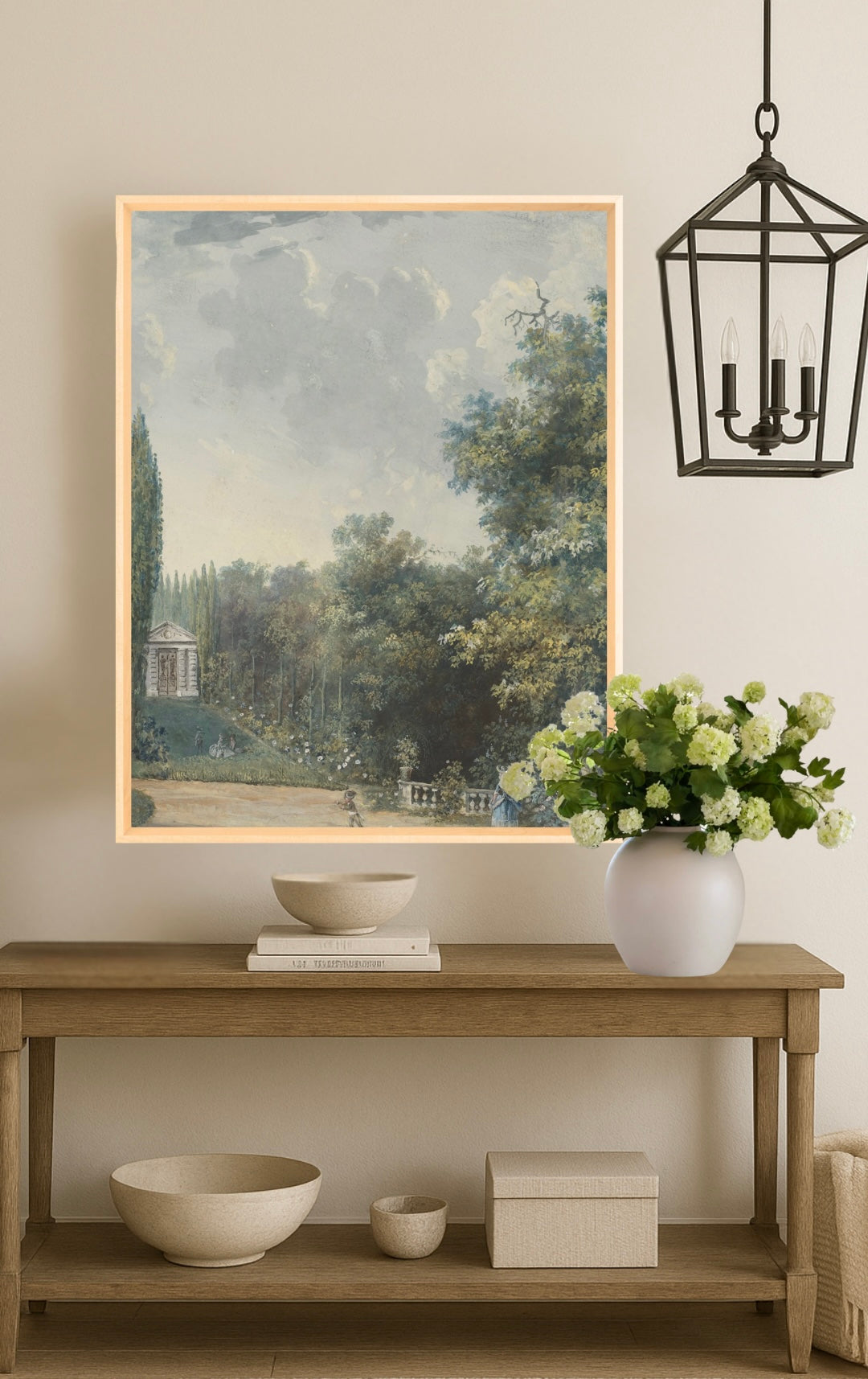 French Park View — Fine Art Print & Canvas Wall Decor | Paris Botanical Garden View