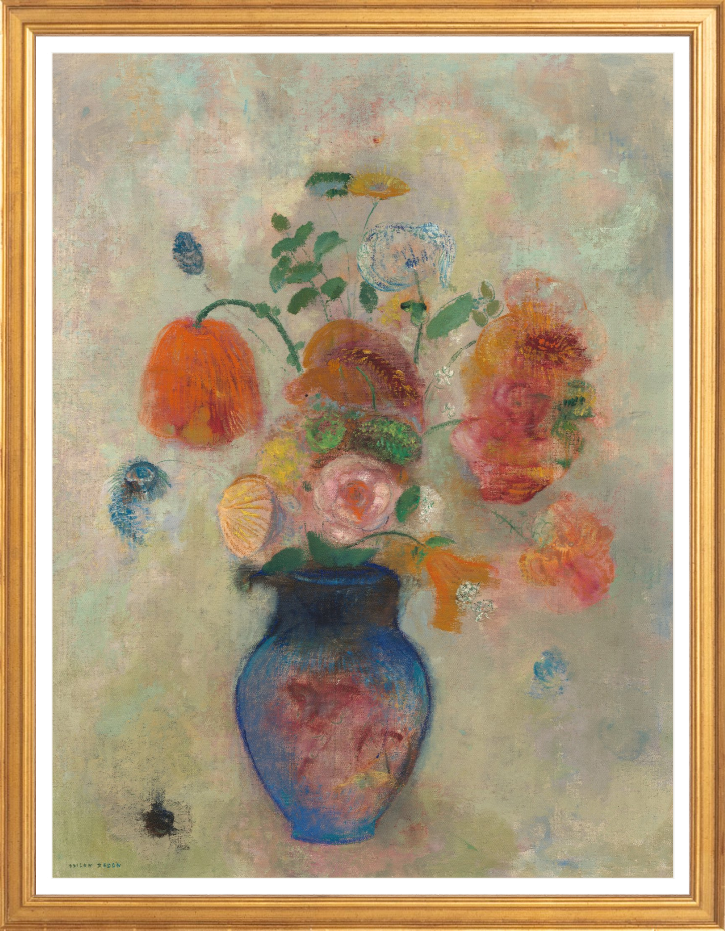 A Vase with Flowers