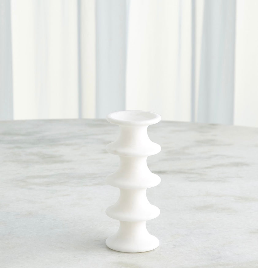 Ridge Alabaster Candlesticks