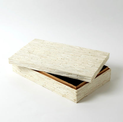 Chiseled Bone Storage Boxes