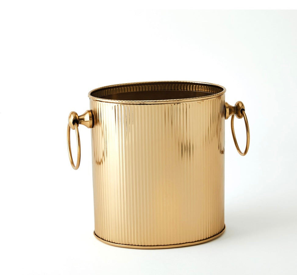 Winston Ice Bucket in Brass