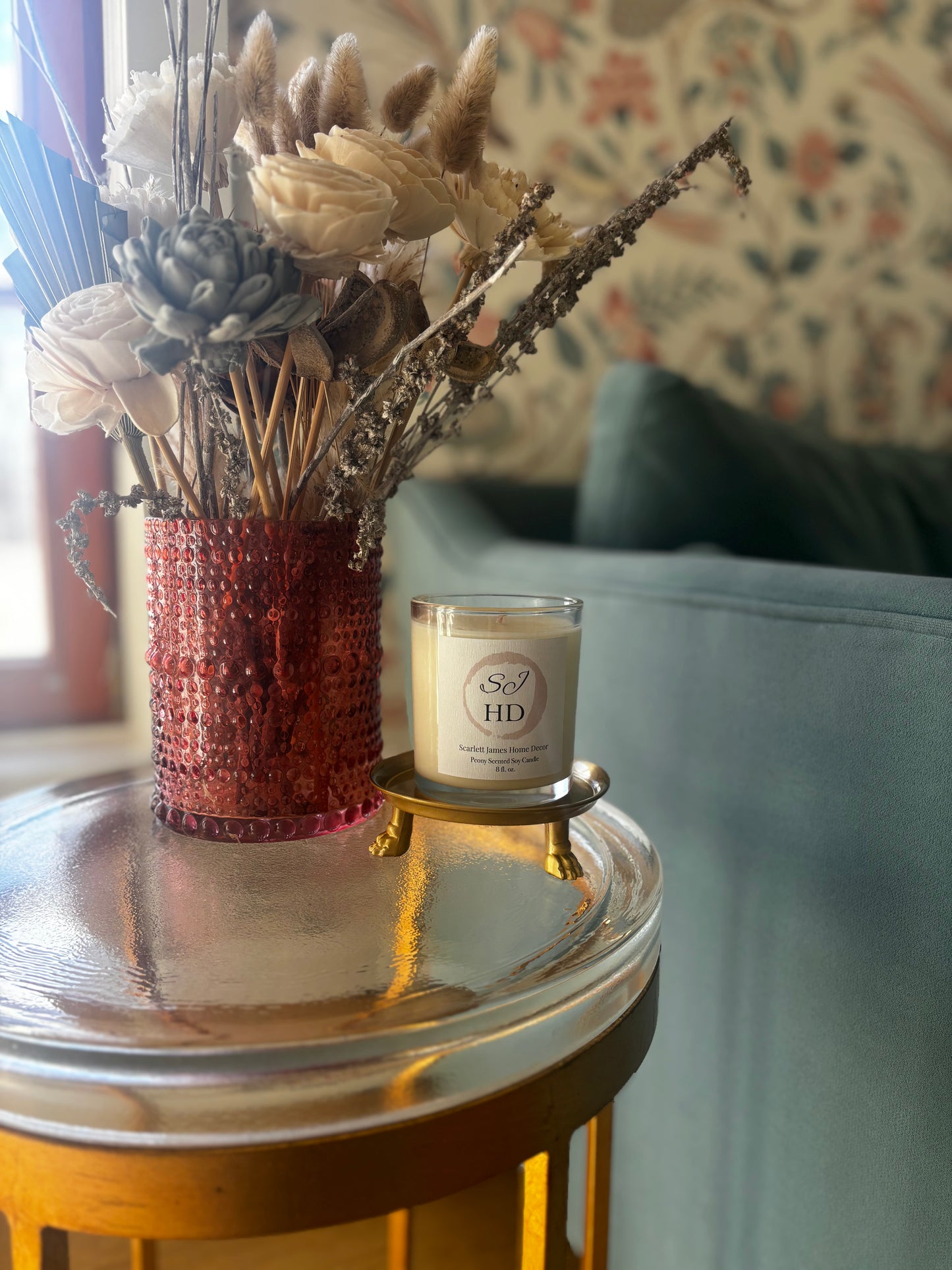 Antique Clawfoot Pedestal Dish
—The Finishing Touch Your Entryway is Missing. Elegant Catchall for Jewelry, Candles & Trinkets