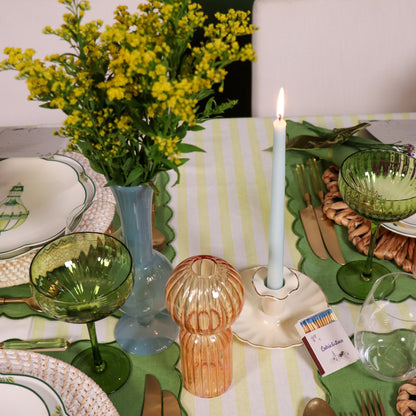 Extra Tall Baby Blue Cloud Taper Candle, 1 Case of 48 Packs (4 Candles per Pack)