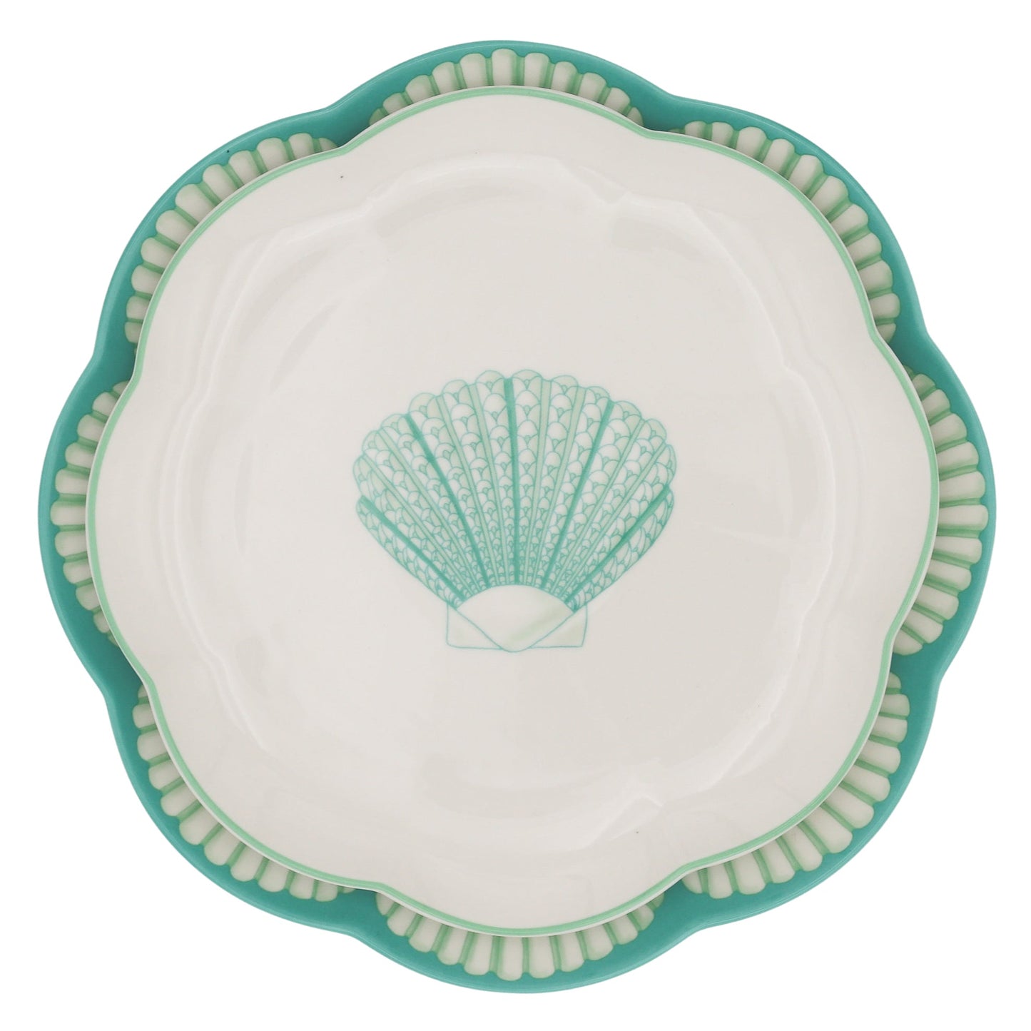 Balearic Blu Dinner Plate - Set of 4 (+1 Bonus Plate)