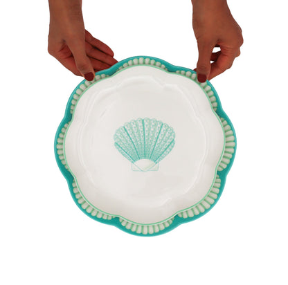 Balearic Blu Dinner Plate - Set of 4 (+1 Bonus Plate)