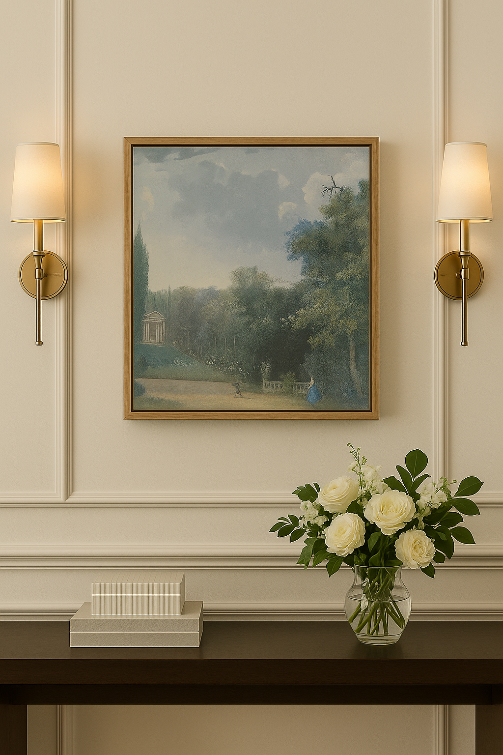 French Park View — Fine Art Print & Canvas Wall Decor | Paris Botanical Garden View