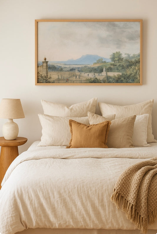 French Panoramic Landscape — Floating Canvas Print