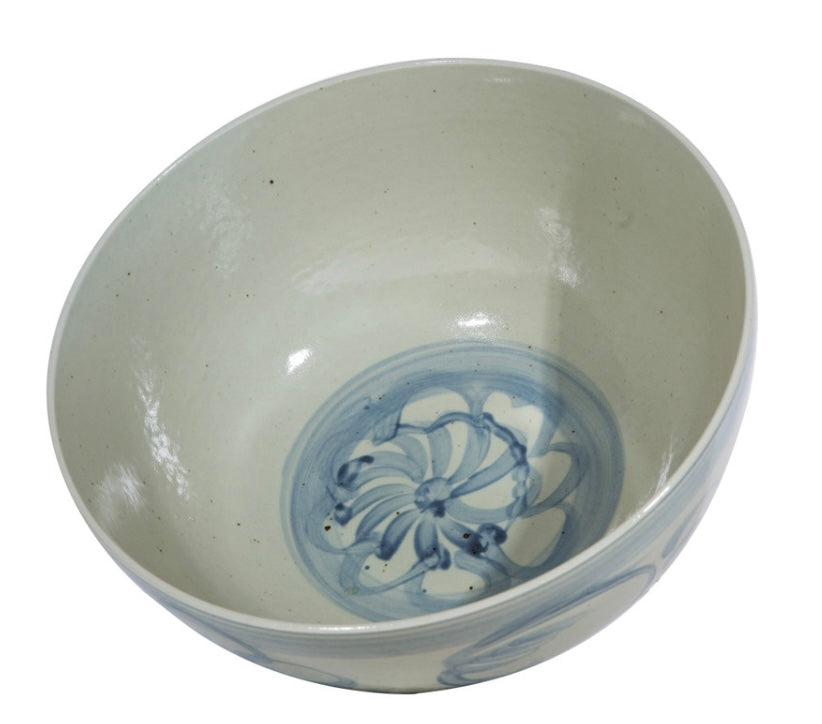 Light Blue Sea Flower Bowl