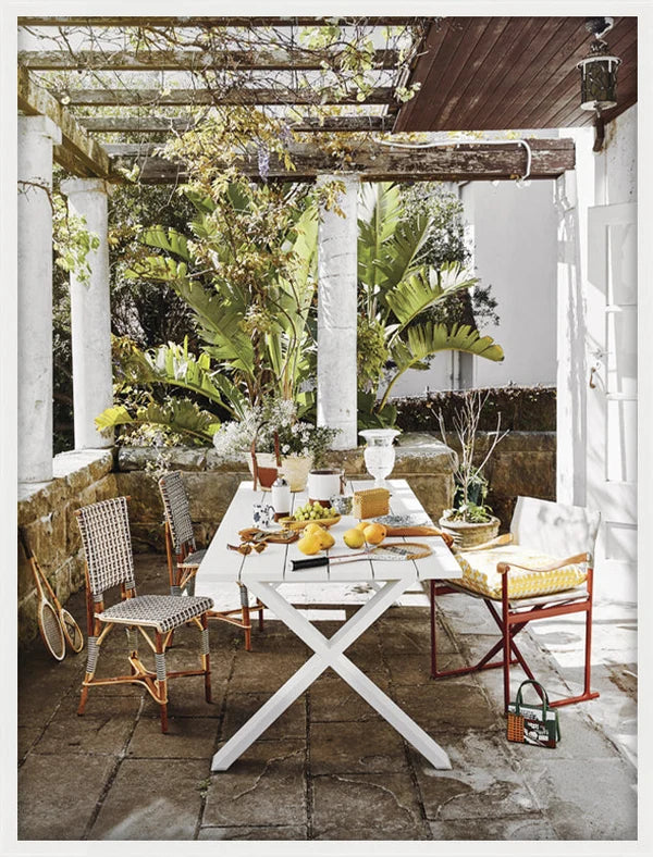 Veranda Snack | Luxury Still Life Photographic Wall Art