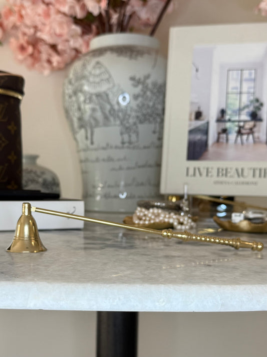 Brass Candle Snuffer – 8″ Candle Extinguisher Tool