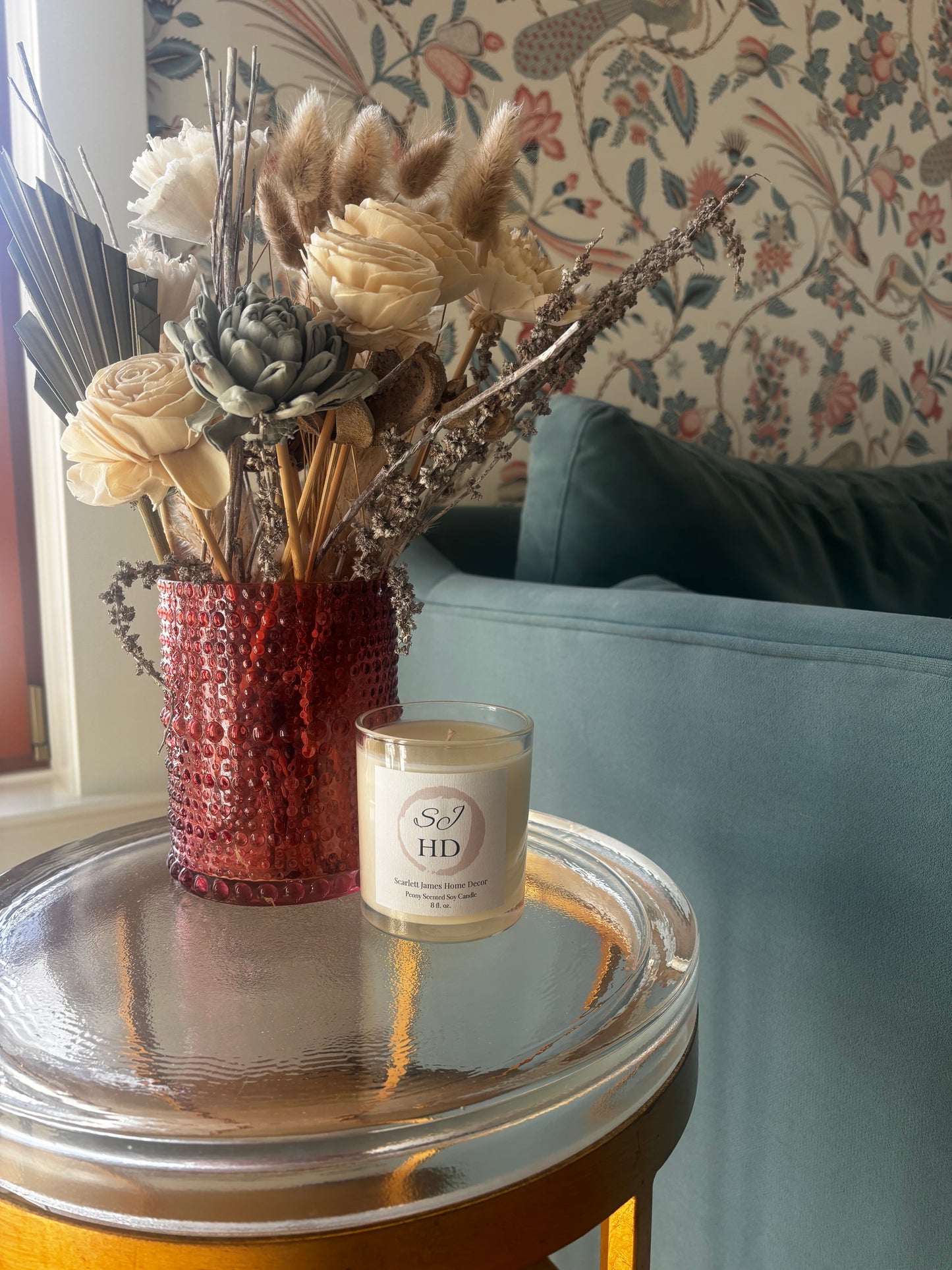 Scarlett James Candle| Signature Candle Scent – Luxury Peony