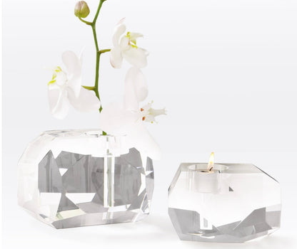 Gemstone T-Light/Bud Vase