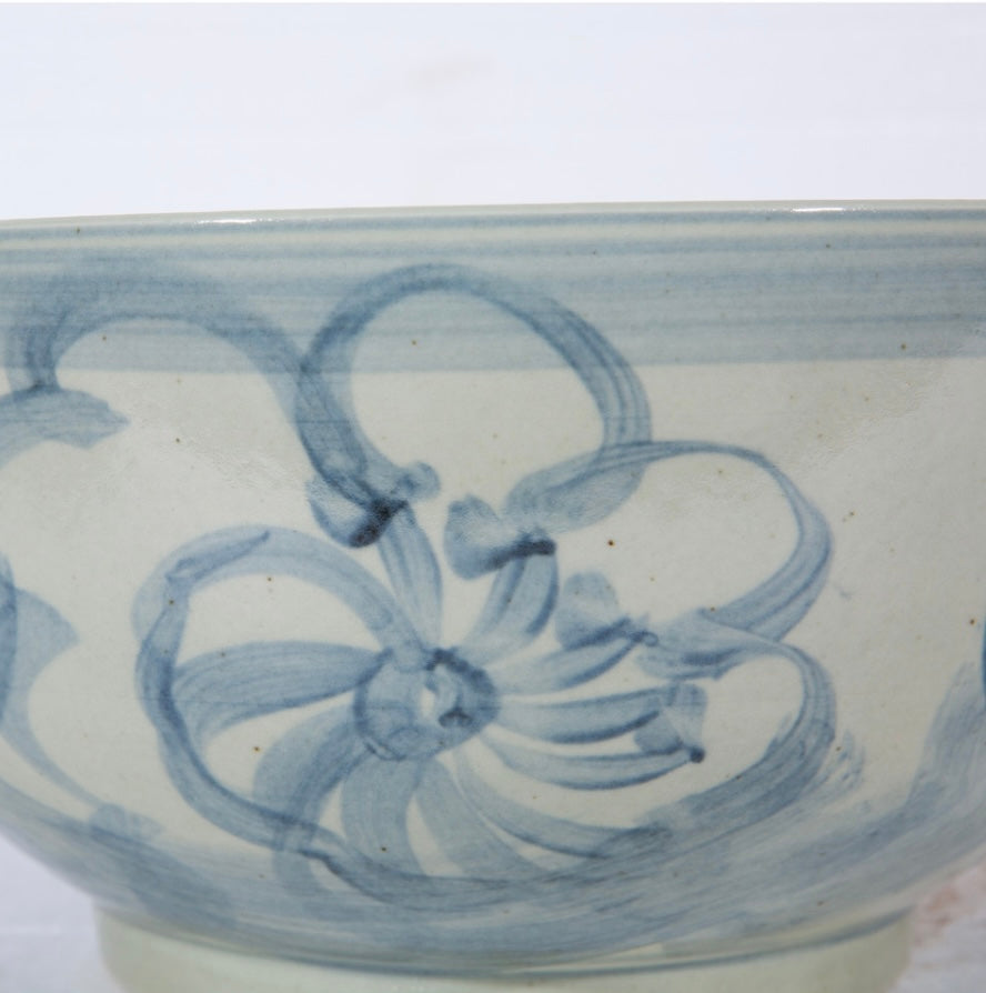 Light Blue Sea Flower Bowl