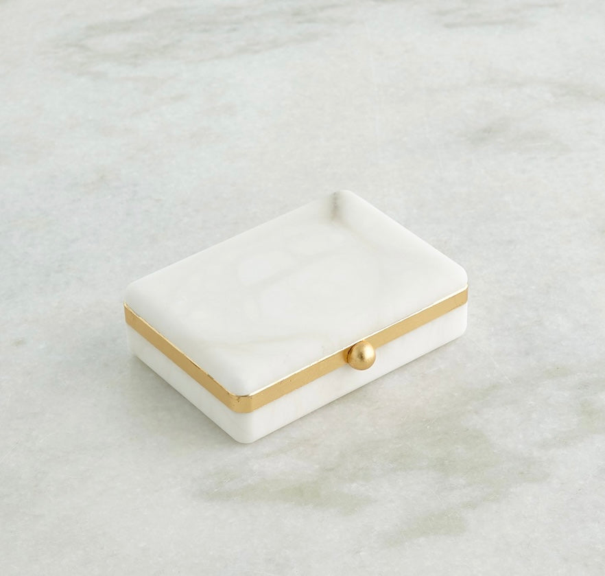 Gold Band Alabaster Boxes