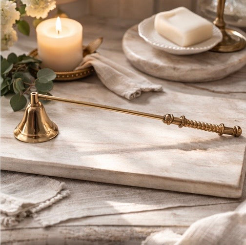 Brass Candle Snuffer – 8″ Candle Extinguisher Tool