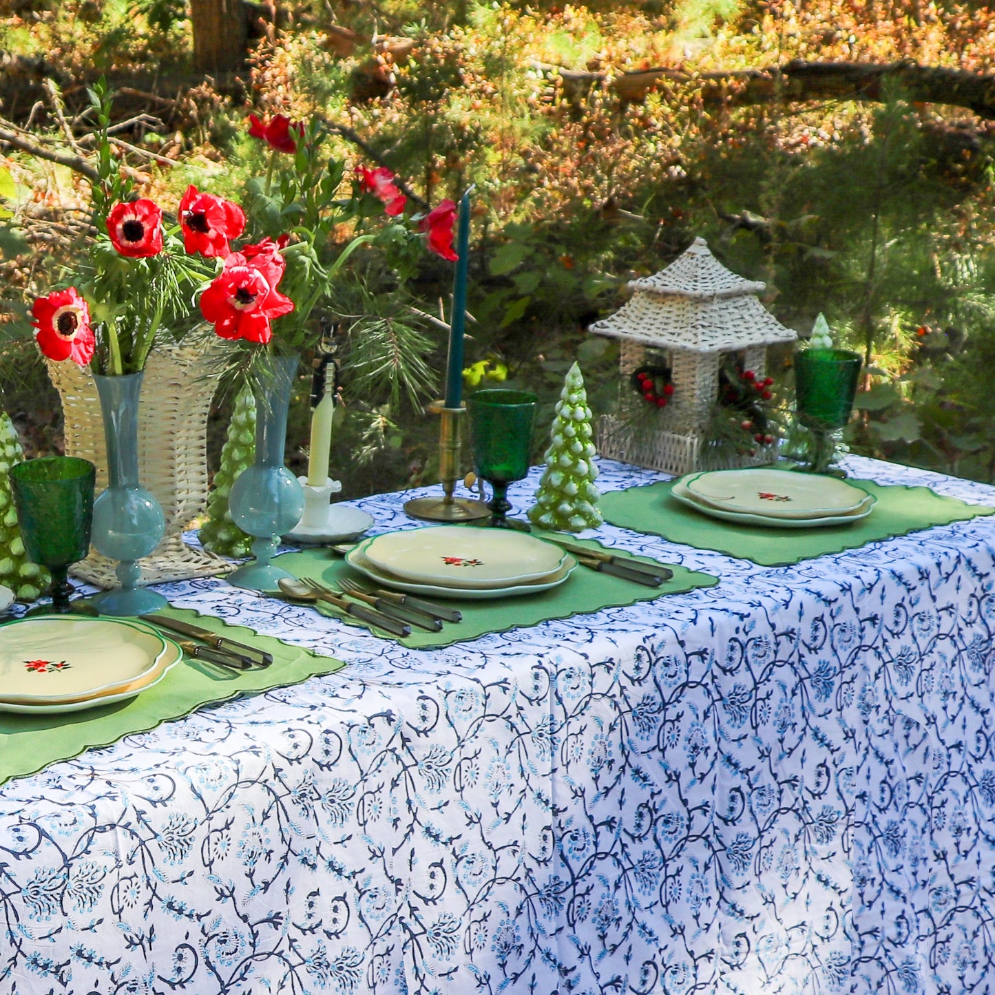 Eleanor Royal Blue Tablecloth