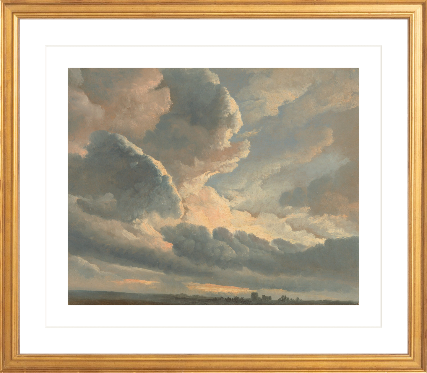 A Cloud Study — Elegant Sky Landscape Wall Art | Timeless European-Inspired Wall Decor