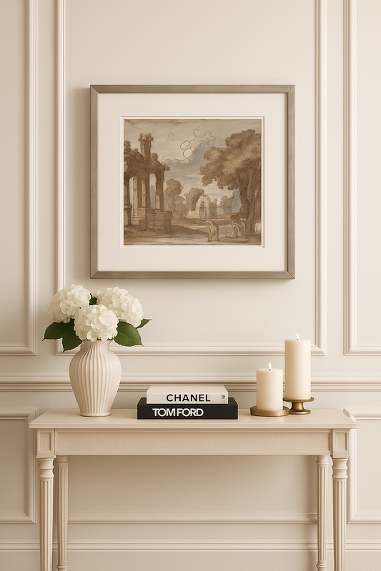 French Landscape III | Luxe Framed Fine Art Print