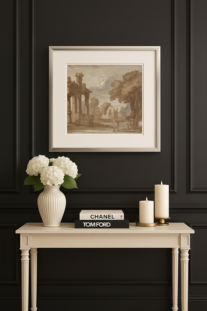 French Landscape III | Luxe Framed Fine Art Print